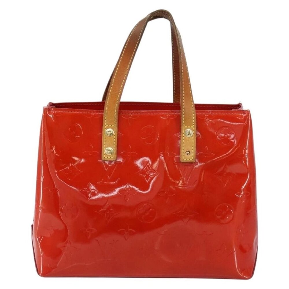 LOUIS VUITTON Monogram Vernis Reade PM Hand Bag Red Rouge M91088 LV Auth ep12416 - Picture 2 of 15